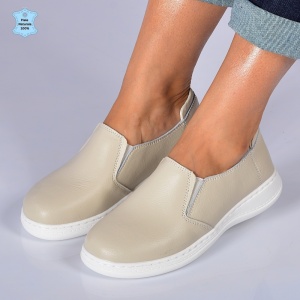 Pantofi Dama Piele Naturala Dana 2 Bej- Need 4 Shoes