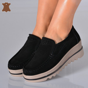 Pantofi Dama Piele Naturala Ibo Negri - Need 4 Shoes