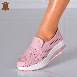 Pantofi Dama Piele Naturala Jet Roz- Need 4 Shoes