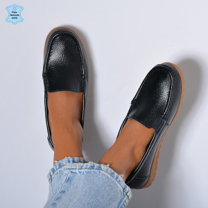 Pantofi Dama Piele Naturala Rolina Negri - Need 4 Shoes