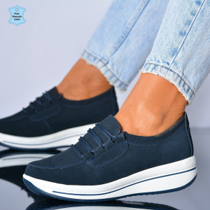 Pantofi Dama Piele Naturala Santa 2 Navy- Need 4 Shoes