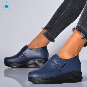 Pantofi Dama Piele Naturala Suzana Navy- Need 4 Shoes