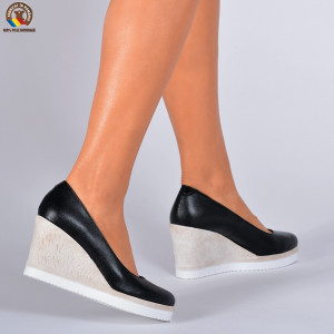 Pantofi Dama Piele Naturala Zelyna Negri