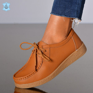 Pantofi Dama Piele Naturala Zora 3 Camel- Need 4 Shoes
