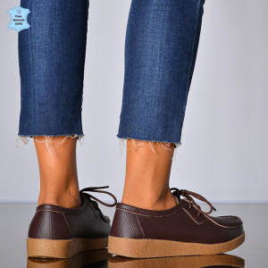 Pantofi Dama Piele Naturala Zora 3 Maro- Need 4 Shoes