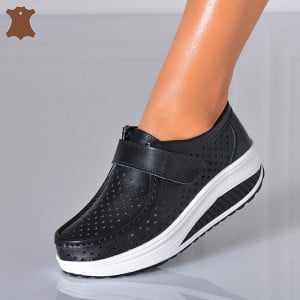 Pantofi Dama Piele Naturala Zena Negri- Need 4 Shoes 