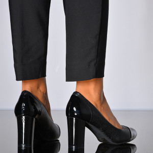 Pantofi Cu Toc Dama Blanca Negri- Need 4 Shoes
