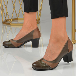 Pantofi Cu Toc Dama Gin Gray - Need 4 Shoes