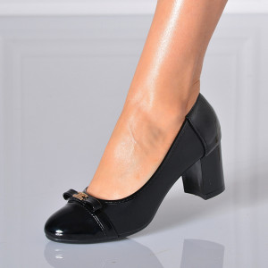 Pantofi Cu Toc Dama Jamila Negri- Need 4 Shoes