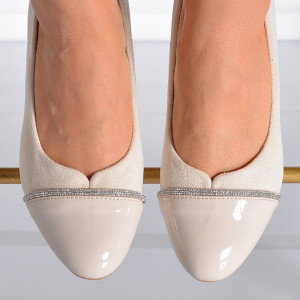 Pantofi Cu Toc Dama Jasmine Bej- Need 4 Shoes