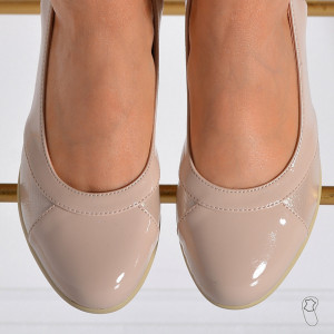 Pantofi Cu Toc Dama Lucy Bej- Need 4 Shoes