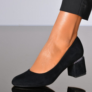 Pantofi Cu Toc Dama Luiza 2 Negri- Need 4 Shoes
