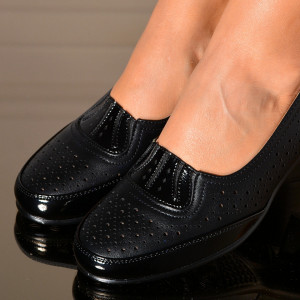 Pantofi Cu Toc Dama Lupe Negri- Need 4 Shoes