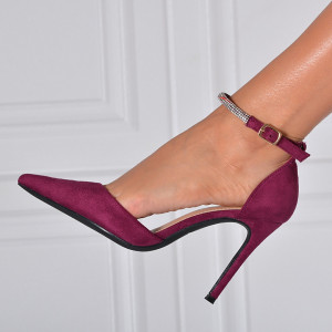 Pantofi Cu Toc Dama Marika Mov- Need 4 Shoes
