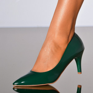 Pantofi Cu Toc Dama Rossy Verzi- Need 4 Shoes