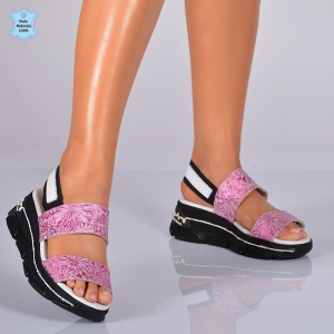 Sandale Dama Piele Naturala Mister Roz- Need 4 Shoes