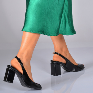 Sandale Dama Cu Toc Bella Negre- Need 4 Shoes