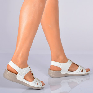 Sandale Dama Diela Albe- Need 4 Shoes
