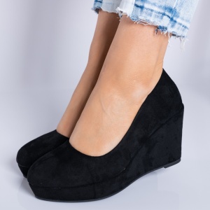 Pantofi Cu Platforma Iasmina Negri- Need 4 Shoes