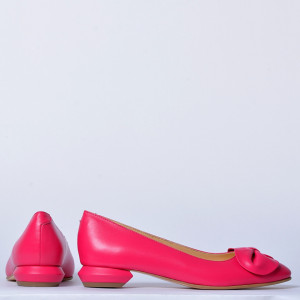 Pantofi Cu Toc Piele Naturala Alissa Fuchsia- Need 4 Shoes