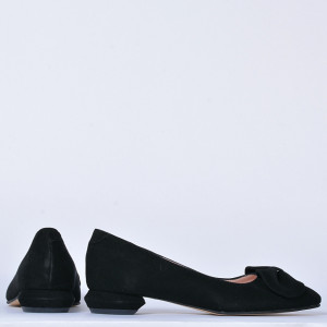 Pantofi Cu Toc Piele Naturala Alissa 2 Negri- Need 4 Shoes