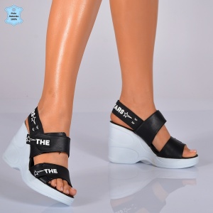 Sandale Dama Piele Naturala Biby Negre- Need 4 Shoes