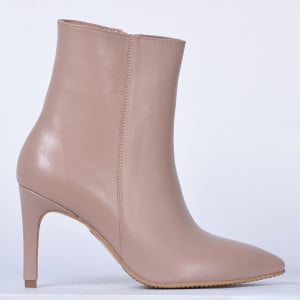 Botine Piele Naturala Marlyn Nude- Need 4 Shoes