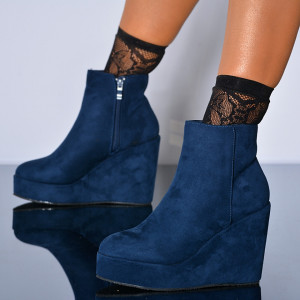 Botine Moira Navy-Need 4 Shoes