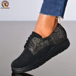 Pantofi Dama Piele Naturala Eldina Negri- Need 4 Shoes