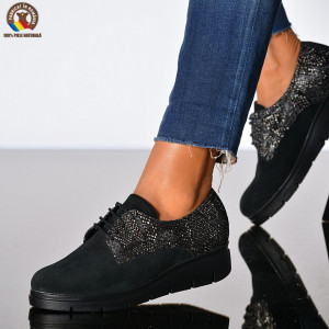 Pantofi Dama Piele Naturala Eldina Negri- Need 4 Shoes