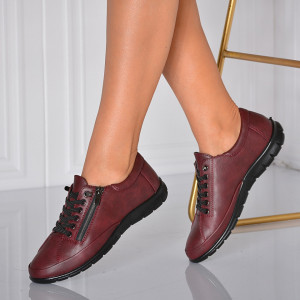 Pantofi Casual Dama Alvina Bordo- Need 4 Shoes