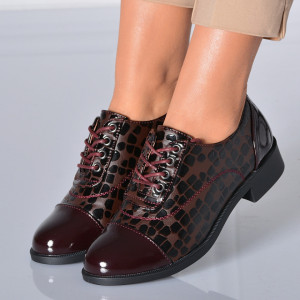 Pantofi Casual Dama Marga 5 Bordo- Need 4 Shoes