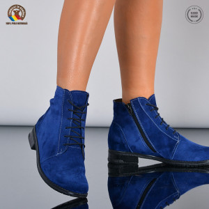 Ghete Dama Piele Naturala Aura 3 Navy- Need 4 Shoes