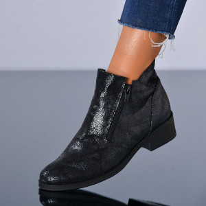 Ghete Dama Piele Naturala Bety Gri- Need 4 Shoes