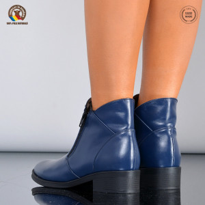 Ghete Dama Piele Naturala Bety 4 Navy - Need 4 Shoes