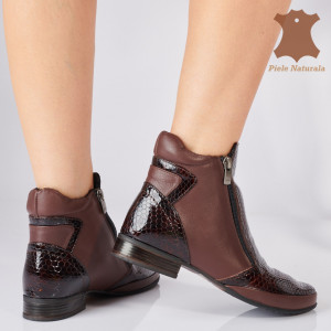 Ghete Dama Piele Naturala Hazal Maro - Need 4 Shoes