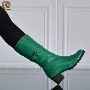 Cizme Dama Piele Naturala Issac Verzi- Need 4 Shoes