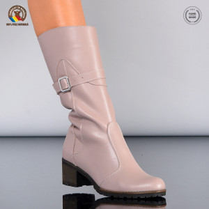 Cizme Dama Piele Naturala Issac Nude- Need 4 Shoes