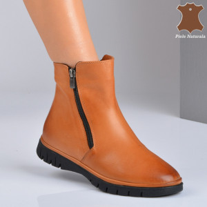 Ghete Dama Piele Naturala Samuel Camel- Need 4 Shoes