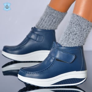 Ghete dama Piele Naturala Zena Navy- Need 4 Shoes