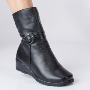 Ghete Dama Imblanite Ara 12 Negre- Need 4 Shoes