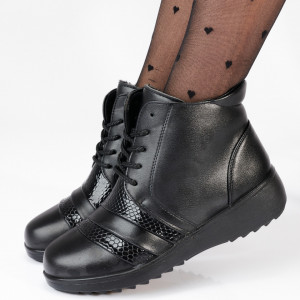 Ghete Dama Imblanite Hilda 9 Negre- Need 4 Shoes