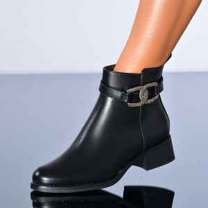 Ghete Dama Imblanite Loriana Negre - Need 4 Shoes