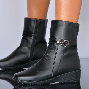Ghete Dama Imblanite Madalina 7 Negre- Need 4 Shoes