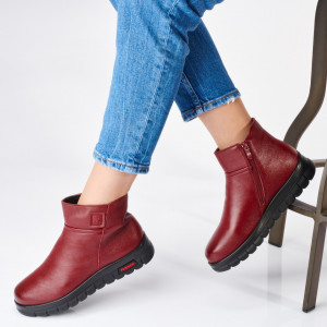 Ghete Dama Imblanite Maroc 17 Bordo- Need 4 Shoes