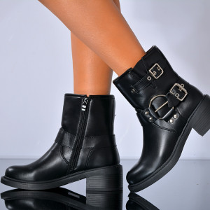 Ghete Dama Imblanite Megan Negre - Need 4 Shoes