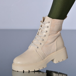 Ghete Dama Imblanite Meriel Bej- Need 4 Shoes