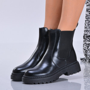 Ghete Dama Imblanite Sirius Negre - Need 4 Shoes