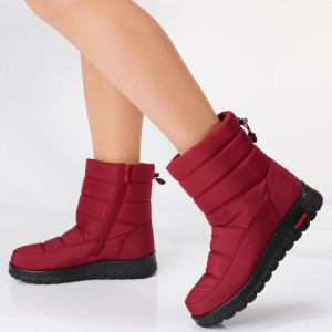 Cizme Dama Imblanite Alfy 2 Rosii- Need 4 Shoes