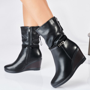 Cizme Dama Imblanite Anda Negre - Need 4 Shoes